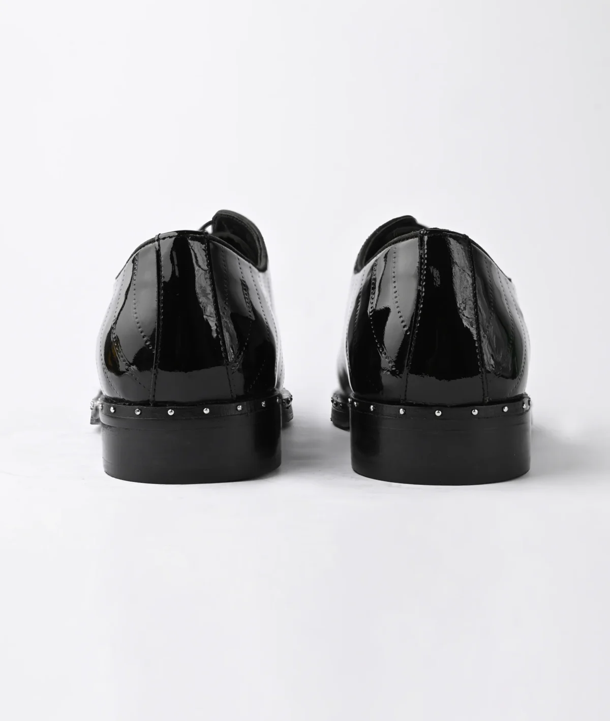 Premium Black Patent Leather Shoes - Image 4