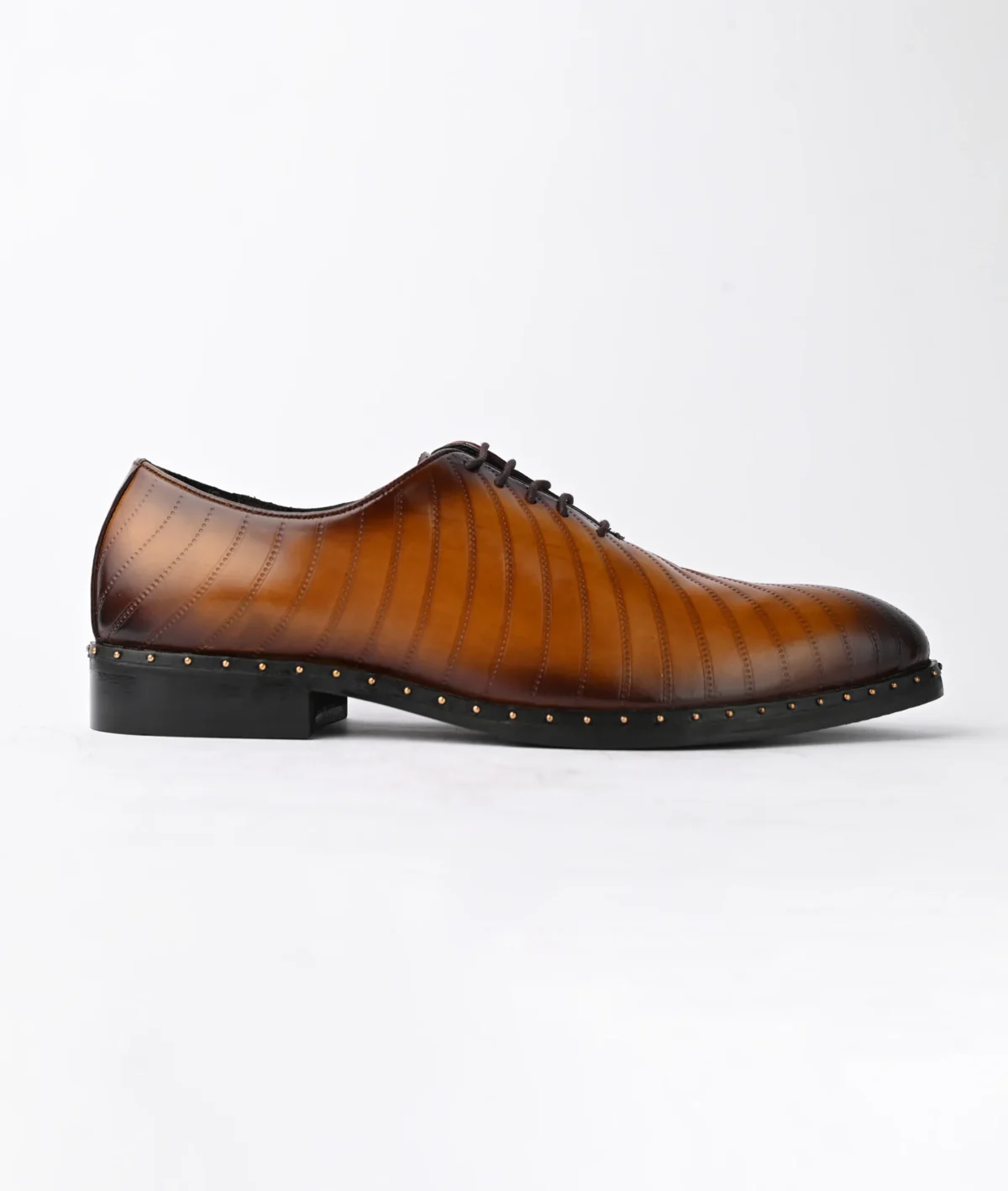 Brown Premium Quality Leather Formal Shoes - Men - Image 2