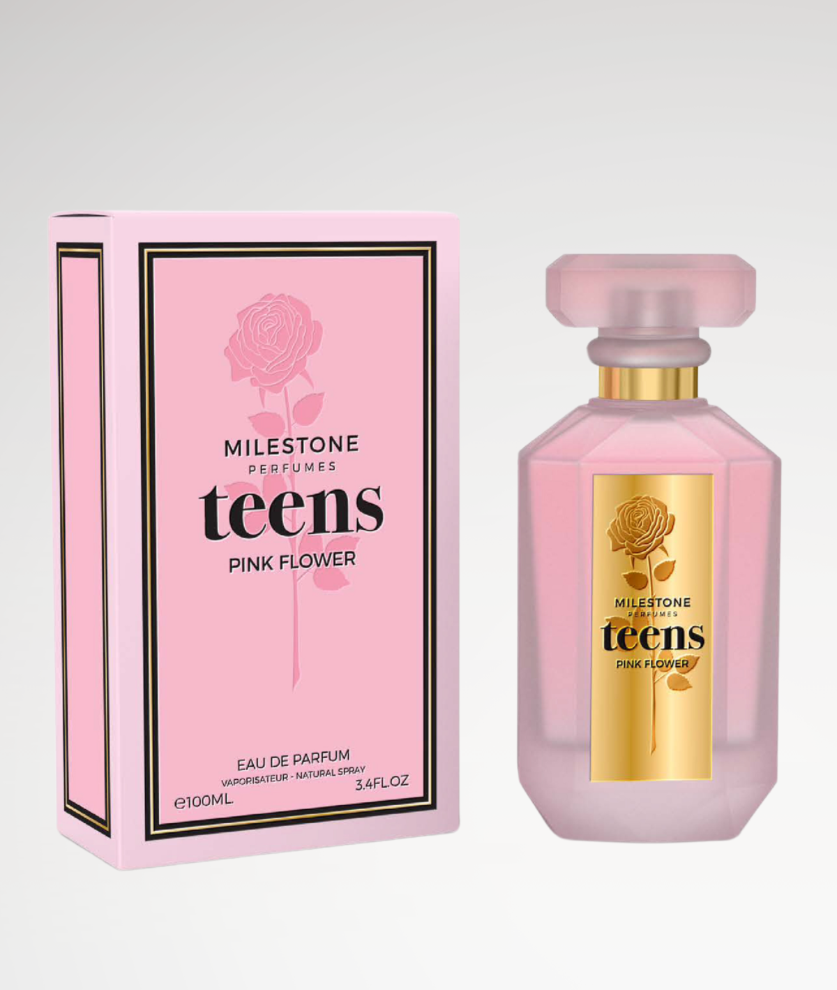 Teens Pink Flower Organic Natural Spray | long Lasting Eau De Parfume For Women - Image 2