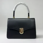 Genuine Leather Structured Handbag for Women