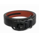 GG Logo Buckle Belt – 100% Pure Leather Luxury Strap