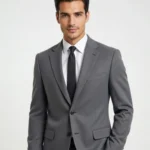 Mens Blazers Slim Fit Gray