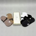 Premium No-Show Cotton Socks – 5 Pair Multicolor Set