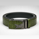 Crocodile Texture Luxury Belt – Premium Leather Designer Strap