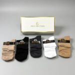 SWOO BROTHERS Dotted Design Ankle Socks – Premium 5 Pair Collection