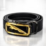 Golden Jaguar Belt – 100% Pure Leather Luxury Designer Belt