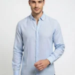 Men’s Linen Casual Shirt Slim Fit