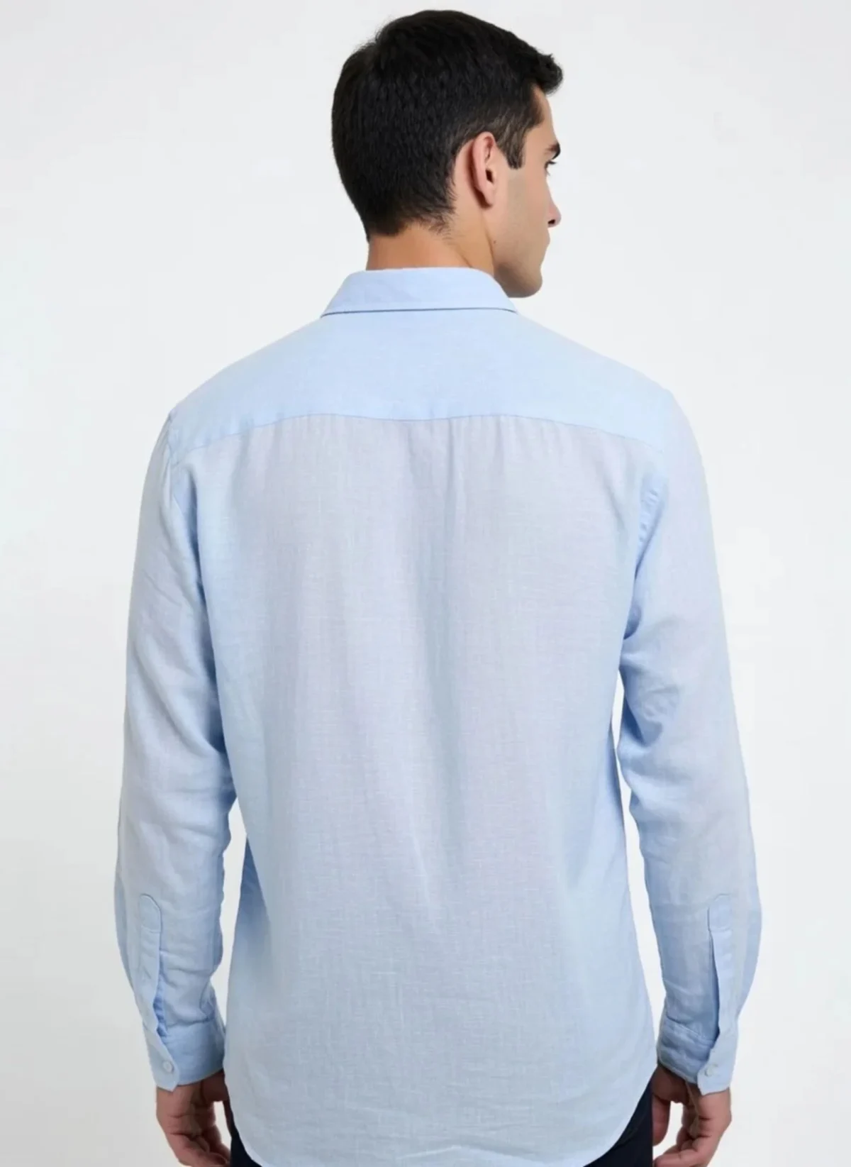 Men’s Linen Casual Shirt Slim Fit - Image 2