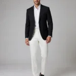 Gurkha Men’s Formal Straight Pants White