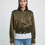 Women’s Lambskin Leather Jacket Free Size