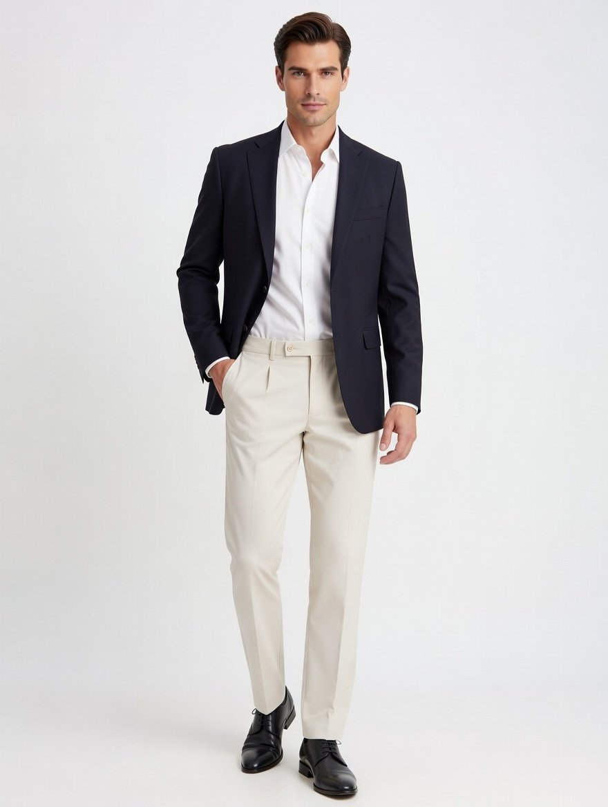 image Sharp Look Gurkha Straight Fit Pants - Image 1