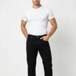 Men’s Black Slim-Fit Stretch Jeans – Classic Denim by Swoobrothers