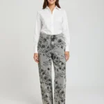 Ladies Jeans High Waist Stretch Comfort