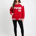 Ladies Oversized Drop Shoulder Denim Jacket