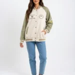 Soft Women Drop Shoulder Corduroy Jacket