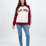 Ladies Drop Shoulder Cropped Denim Jacket