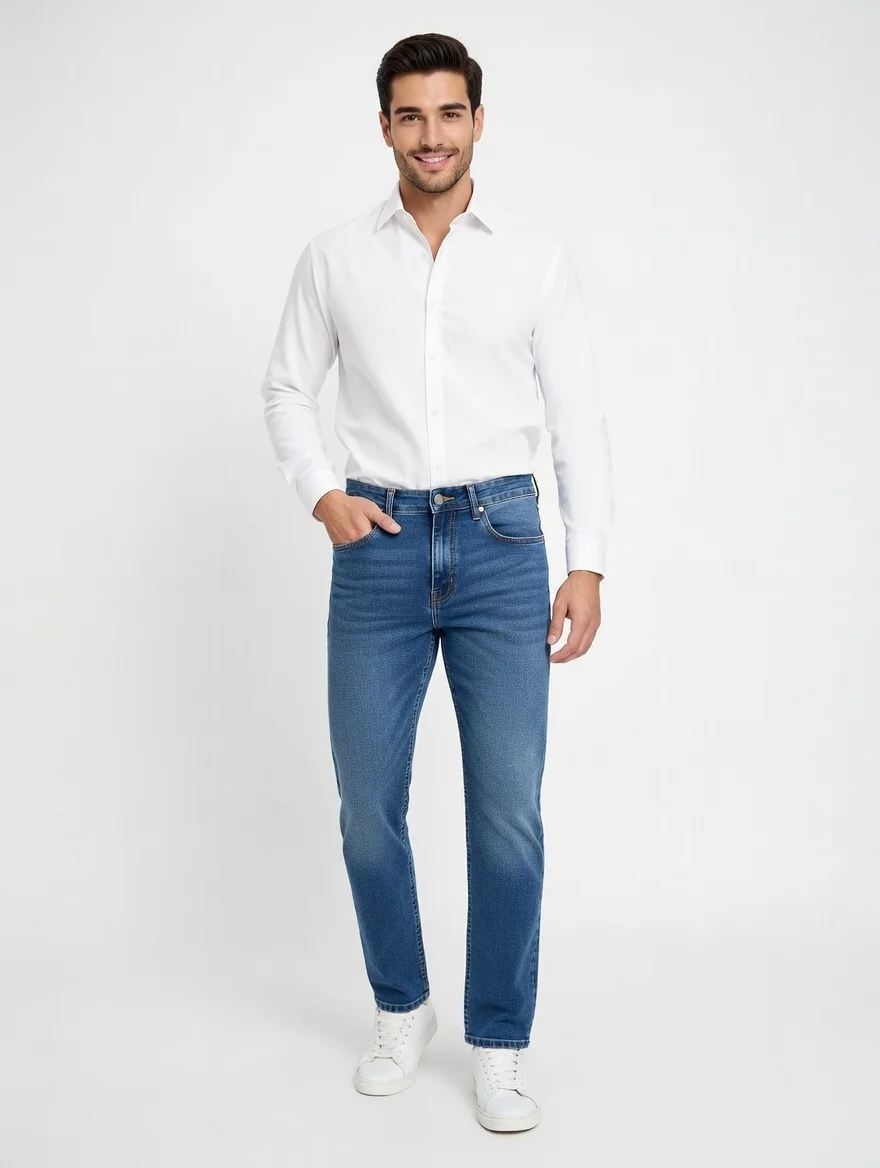 image Urban Style Mens Jeans – Modern Street Fashion - Image 1