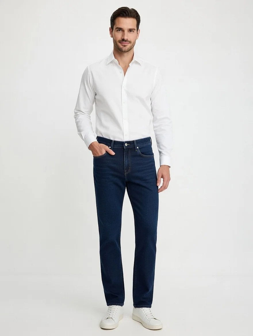 image Premium Slim Fit Stretch Denim Jeans for Men - Image 1