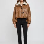 Luxurious Ladies Jacket Free Size-Brown